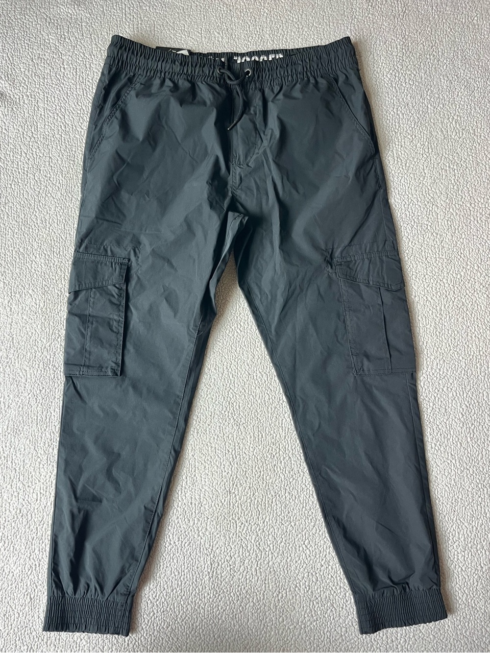 NWT Alpha Industries Tapered Fit Grey Joggers Mens XL